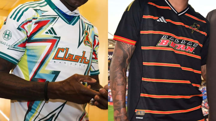 San Jose Earthquakes' and FC Dallas' new third kits have been leaked. San Jose Earthquakes' and FC Dallas' new third kits have been leaked.