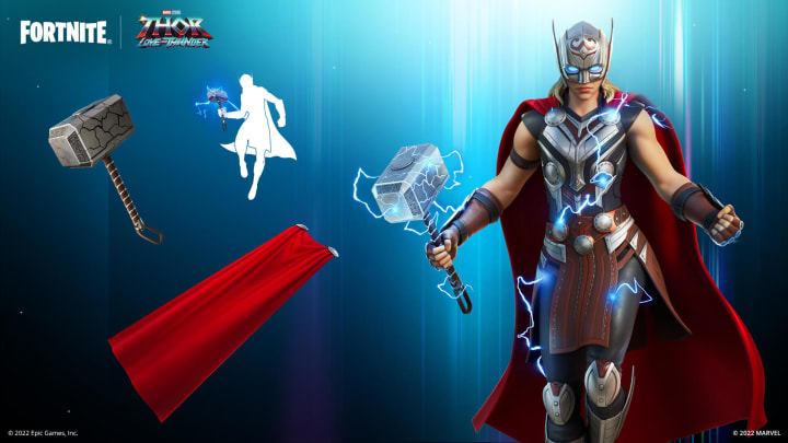 The new Mighty Thor Outfit and cosmetics.