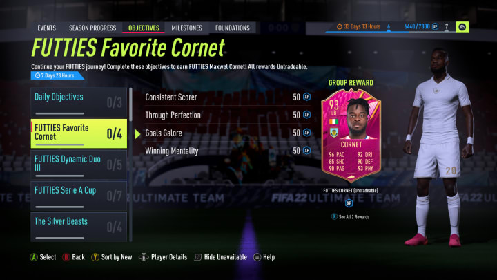 Maxwel Cornet's FUTTIES objective went live on July 15 in FIFA 22.