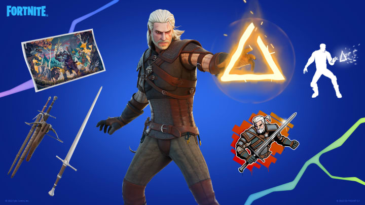 Geralt of Rivia Outfit is available now in Fortnite.