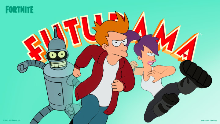 Check out all the Fortnite x Futurama items, including Bender, Fry, and Leela skins.