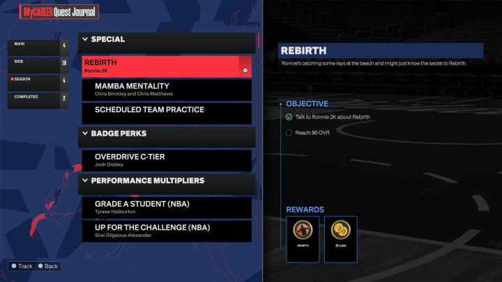 Here's how to unlock Rebirth in NBA 2K24.