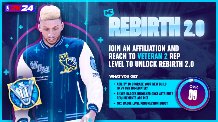 Here's how to unlock Rebirth 2.0 in NBA 2K24.