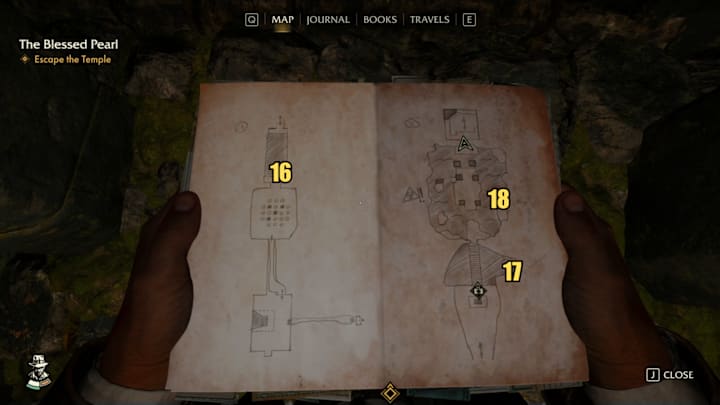 A map showing the locations of Ancient Relics in Indiana Jones and the Great Circle.