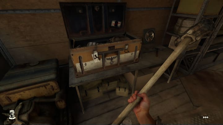 A chest in a weather station.