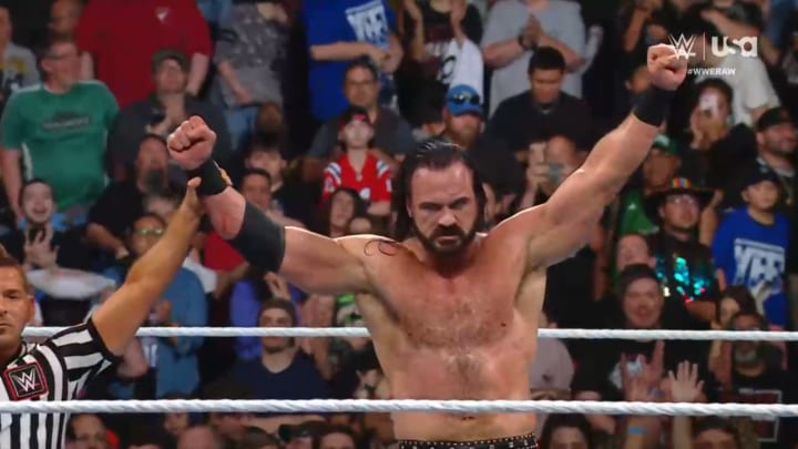 Drew McIntyre wins Money in the Bank 2024 qualifier on WWE Monday Night Raw.