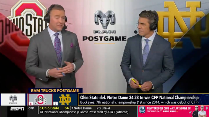 Kirk Herbstreit and Chris Fowler of ESPN.