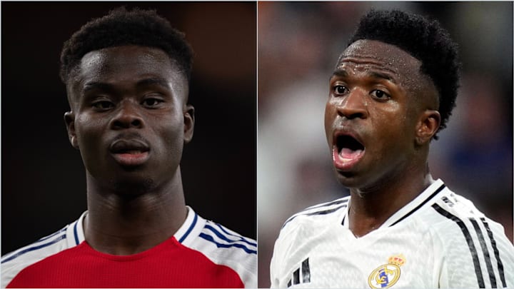 Bukayo Saka and Vinicius Junior are star attractions Bukayo Saka and Vinicius Junior are star attractions