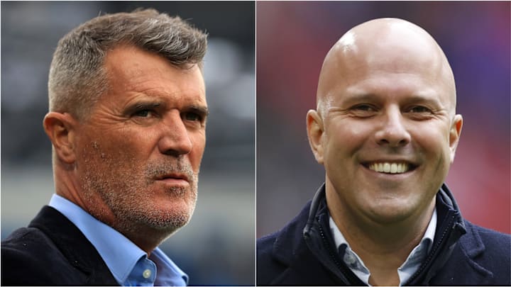 Roy Keane (left) had some strong words for Arne Slot. Roy Keane (left) had some strong words for Arne Slot.