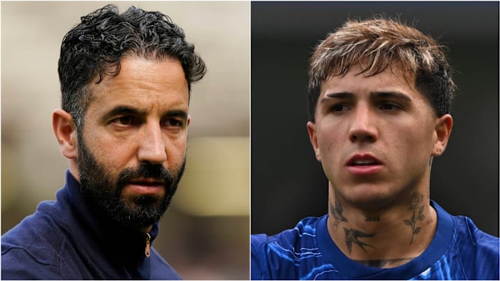 Ruben Amorim (left) and Enzo Fernández headline today’s gossip.