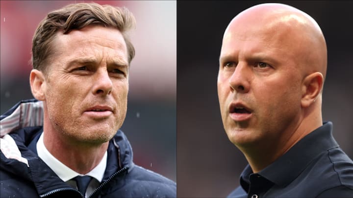 Scott Parker (left) faces Arne Slot for the first time. Scott Parker (left) faces Arne Slot for the first time.