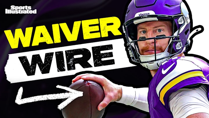 Vikings QB Carson Wentz will be a popular add off the fantasy football waiver wire for Week 4.