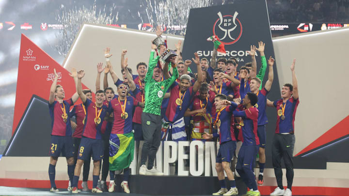 Barcelona are the defending Spanish Super Cup champions. Barcelona are the defending Spanish Super Cup champions.