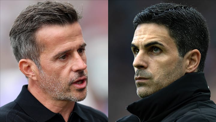 Marco Silva (left) hosts Mikel Arteta. Marco Silva (left) hosts Mikel Arteta.