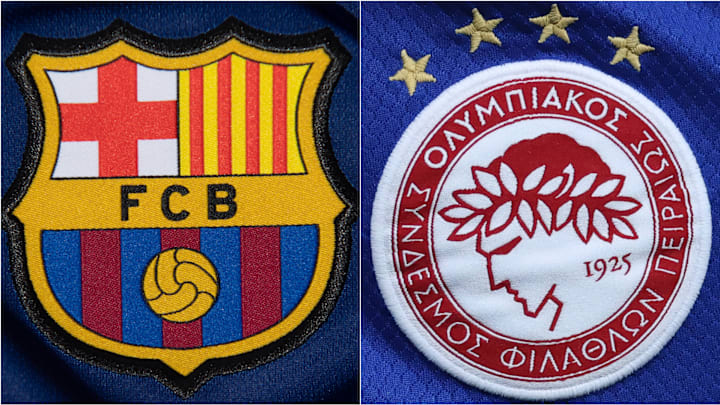 Barcelona host Olympiacos on Tuesday. Barcelona host Olympiacos on Tuesday.