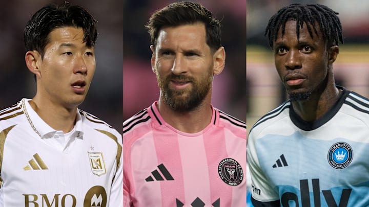 Son Heung-min (left), Lionel Messi (middle) and Wilfried Zaha (right) all feature in the top 10. Son Heung-min (left), Lionel Messi (middle) and Wilfried Zaha (right) all feature in the top 10.