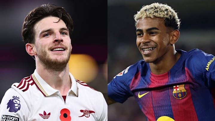 เดคลาน ไรซ์ และ ลามิเน่ ยามาล ดวลกันในศึกรางวัล Puskas 2025 สุดมหากาพย์