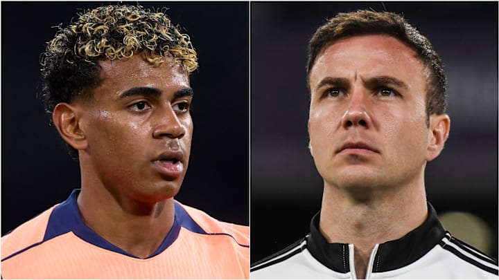 Lamine Yamal (left) and Mario Götze have both been hailed as the new Lionel Messi at some point in their careers. Lamine Yamal (left) and Mario Götze have both been hailed as the new Lionel Messi at some point in their careers.