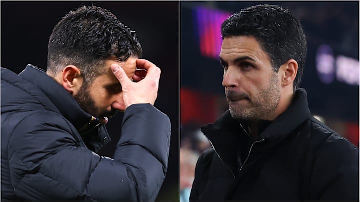 Ruben Amorim (left) and Mikel Arteta have both had plenty of defensive headaches to manage. Ruben Amorim (left) and Mikel Arteta have both had plenty of defensive headaches to manage.