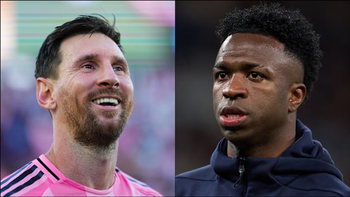 Lionel Messi (left) and Vinicius Jr headline today’s gossip.