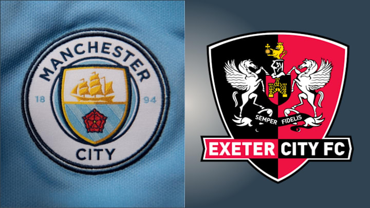 Manchester City are heavy favourites against League One opponents Exeter. Manchester City are heavy favourites against League One opponents Exeter.
