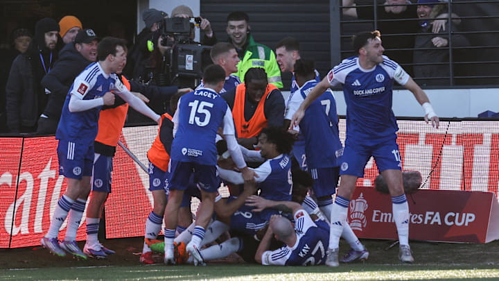 Non-League Macclesfield enjoyed the greatest day in the club’s short history. Non-League Macclesfield enjoyed the greatest day in the club’s short history.
