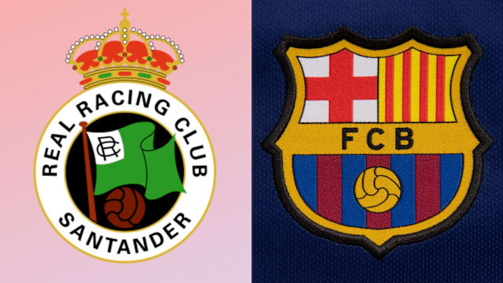 Barcelona face Racing Santander for the first time in nearly 14 years. 