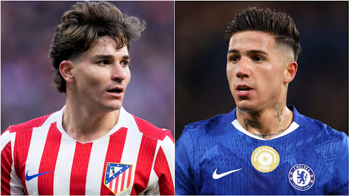 Julián Alvarez (left) and Enzo Fernández headline today’s gossip.