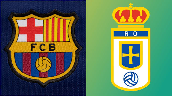 Barcelona host Real Oviedo at the Camp Nou for the first time since 2001. Barcelona host Real Oviedo at the Camp Nou for the first time since 2001.