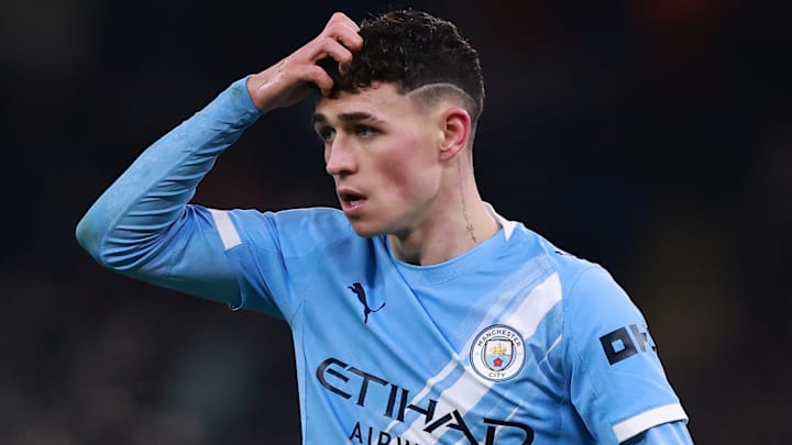 Phil Foden has not started a Premier League game since getting hooked at half time in the Manchester derby. Phil Foden has not started a Premier League game since getting hooked at half time in the Manchester derby.