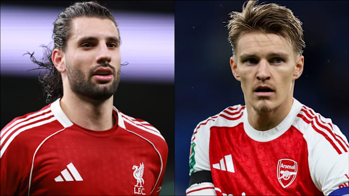 Dominik Szoboszlai (left) and Martin Ødegaard (right) headline the gossip.