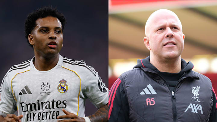 Rodrygo (left) and Arne Slot’s Liverpool headline today’s gossip. Rodrygo (left) and Arne Slot’s Liverpool headline today’s gossip.