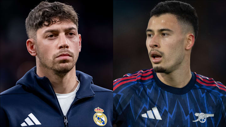 Federico Valverde (left) and Gabriel Martinelli (right) headline the gossip.