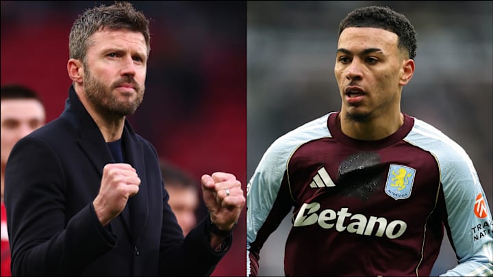 Michael Carrick’s Man Utd (left) and Morgan Rogers headline today’s gossip.