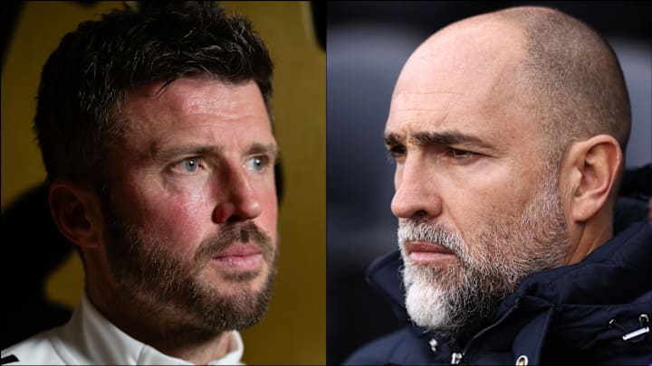 Michael Carrick (left) and Igor Tudor both only have contracts until the end of the season.