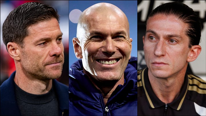 Xabi Alonso (left), Zinedine Zidane (center) and Filipe Luís are all on the market. Xabi Alonso (left), Zinedine Zidane (center) and Filipe Luís are all on the market.