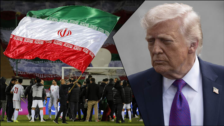 Iran’s soccer team has delivered a message which appears to be directed at Donald Trump. Iran’s soccer team has delivered a message which appears to be directed at Donald Trump.