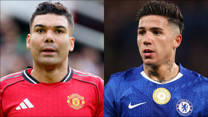 Casemiro (left) and Enzo Fernández (right) headline the gossip.