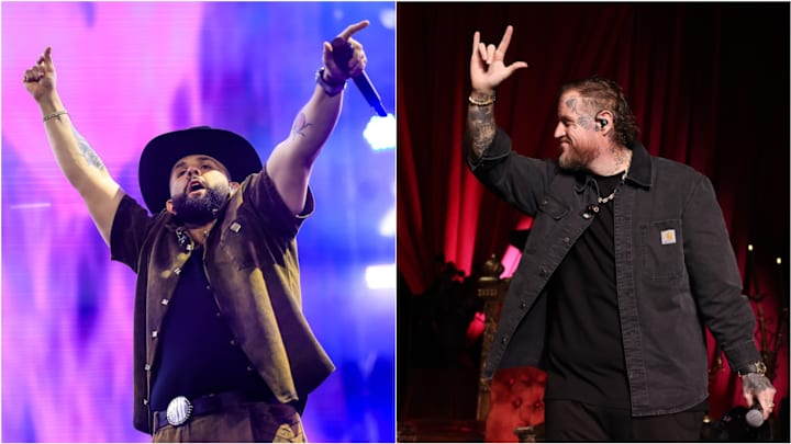 Jelly Roll and Carín León collaborate on the track. Jelly Roll and Carín León collaborate on the track.