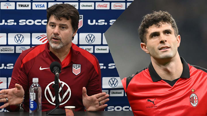 Mauricio Pochettino (left) backed Christian Pulisic.