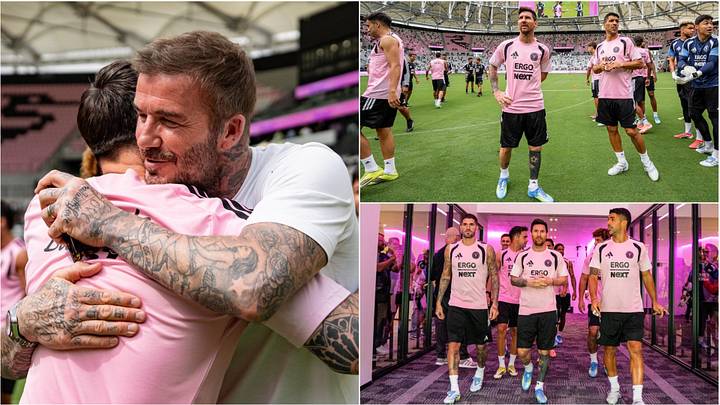 Lionel Messi first took the field at Nu Stadium on Thursday. Lionel Messi first took the field at Nu Stadium on Thursday.