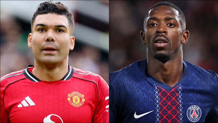 Casemiro (left) and Ousmane Dembélé (right) headline the gossip.
