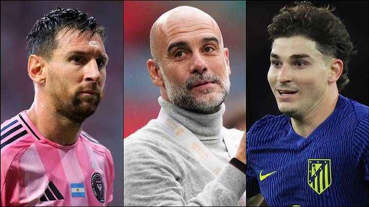 Lionel Messi (left), Pep Guardiola (center) and Julián Alvarez headline the gossip.