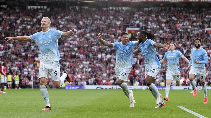 Erling Haaland (left) was the difference-maker on Sunday.