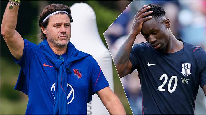 Mauricio Pochettino (left) wasn't pleased with how he handled the Folarin Balogun (right) situation. Mauricio Pochettino (left) wasn't pleased with how he handled the Folarin Balogun (right) situation.