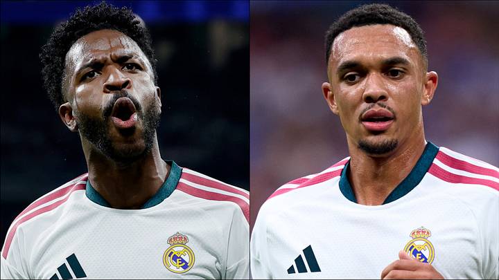 Vinícius Júnior (left) and Trent Alexander-Arnold (right) headline the gossip.