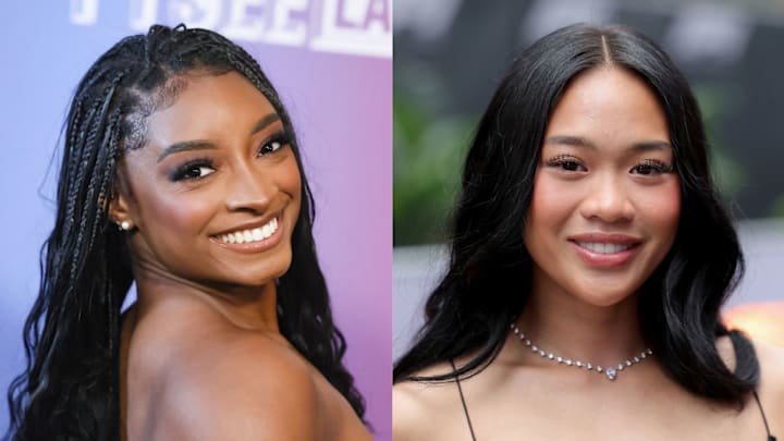Simone Biles and Suni Lee Simone Biles and Suni Lee