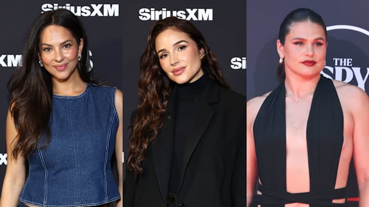 Christen Harper, Olivia Culpo and Ilona Maher Christen Harper, Olivia Culpo and Ilona Maher