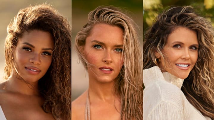 Kamie Crawford, Camille Kostek and Katrina Scott were photographed by Derek Kettela in St. Croix.