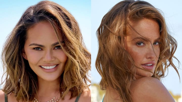 Chrissy Teigen was photographed by Yu Tsai in Los Angeles. Haley Kalil was photographed by James Macari in Hollywood, Fla.